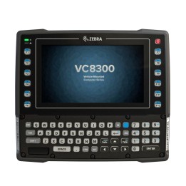 Zebra VC8300 Terminal samochodowy, 8" (1000 cd), 1280x720 pikseli, klawiatura AZERTY, Bluetooth, Wi-Fi, Android, IP66