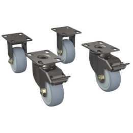 Zebra wheels, 4 pcs.