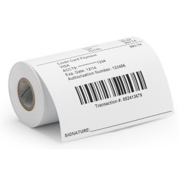 Rolki paragonów, Zebra, Z-Perform 1000D 80 Receipt, Papier termiczny, 50 mm, 53 mm, 19 mm, Biały