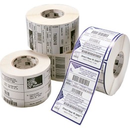 Labels, Zebra, normal paper, Z-Select 2000T, S: 101.6 mm, W: 76.2 mm, S: 127 mm, R: 25.4 mm