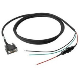 VC5090 DC Power Cable (without filter), 9' (SJTOW rated).