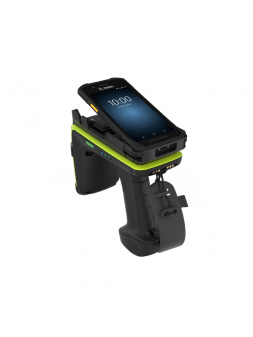 Zebra RFD90 UHF uchwyt RFID lewa góra z urządzeniem
