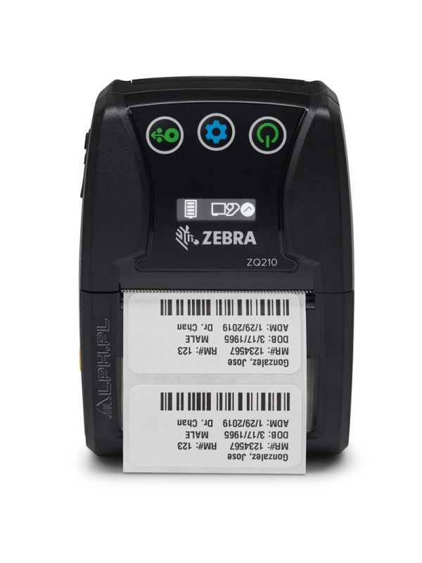Mobilna drukarka etykiet Zebra ZQ210 do wydruku etykiet i paragonów