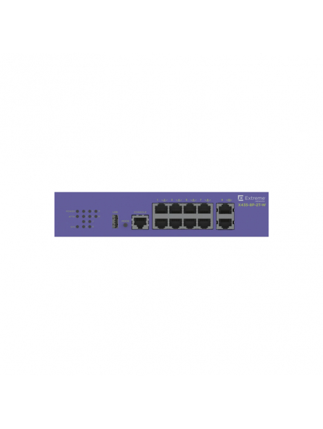 Switch X435-8P-2T-W Extreme Networks przód