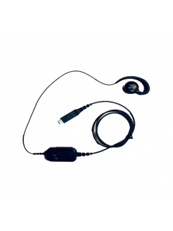 ZEBRA Przewodowy zestaw słuchawkowy USB-C PTT, przód