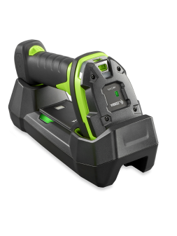 Skaner DS3678-HD2F003VZWW, wpięty do stacji dokującej, prawy bok