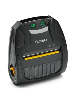 Zebra ZQ320 wersja czarna widok lewy przód