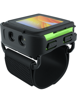 ZEBRA Komputer ubieralny WS50 montaż na nadgarstek, przód, lewy bok