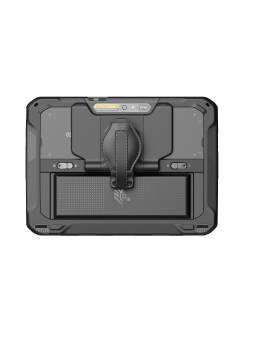 Uchwyt z paskiem na rękę do Zebra ET6X widok z frontu, uchwyt zamontowany na urządzeniu