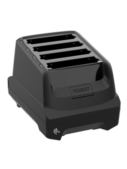 4 Slotowa stacja dokująca dla baterii TC22/27, widok lewy bok/front