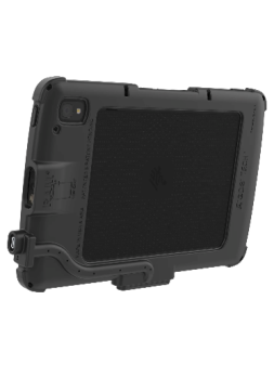 RAM MOUNT obudowa do tabletu ZEBRA ET4X w wersji 8" prezentacja tyłu obudowy z zamontowanym urządzeniem