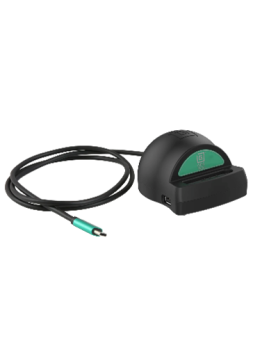 Stacja biurowa z opcją zasilania przez port USB-C oraz dodatkowym portem USB dla urządzeń peryferyjnych