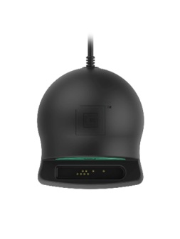 Stacja biurkowa RAM MOUNTS GDS - prezentacja złącza pogo-pin służącego do połączenia z urządzeniem.