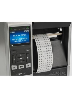 Wyświetlacz i interfejs przemysłowej drukarki etykiet ZEBRA ZT610