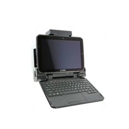 Zebra vehicle charging-/communication station, with lock