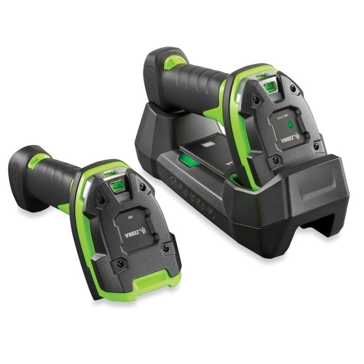 Zebra DS3678-SR, BT, 2D, SR, multi-IF, FIPS, kit (USB), black, green