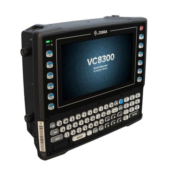 Zebra VC8300, Terminal samochodowy, 8", Android, 1280x720, 1000 cd, Klawiatura QWERTY, IP66