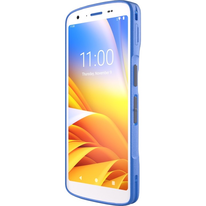 HC50 mit Notfalltaste, 2D, hot-swap, PTT, USB-C, BT, Wi-Fi (Wi-Fi), NFC, Android, GMS, white, niebieski