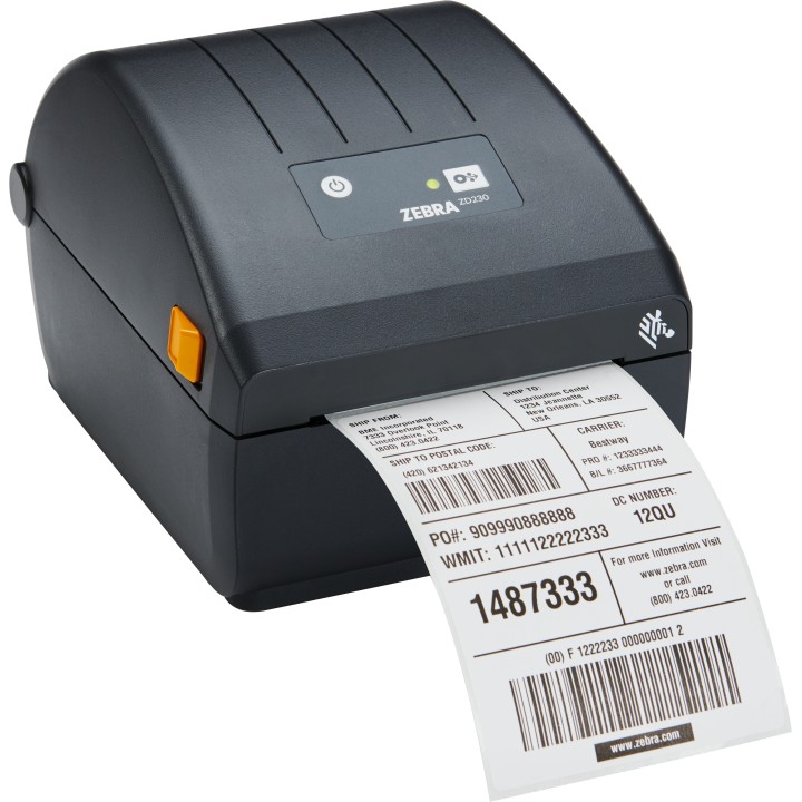 Zebra ZD230, 8 dots/mm (203 dpi), EPLII, ZPLII, USB, Ethernet, black (ZD23042-30EC00EZ)