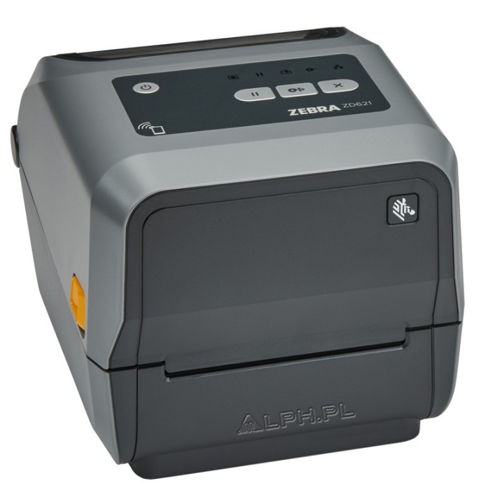 Zebra ZD621, 8 dots/mm (203 dpi), RTC, USB, USB Host, RS232, BT (BLE), Ethernet, kit (USB), grey