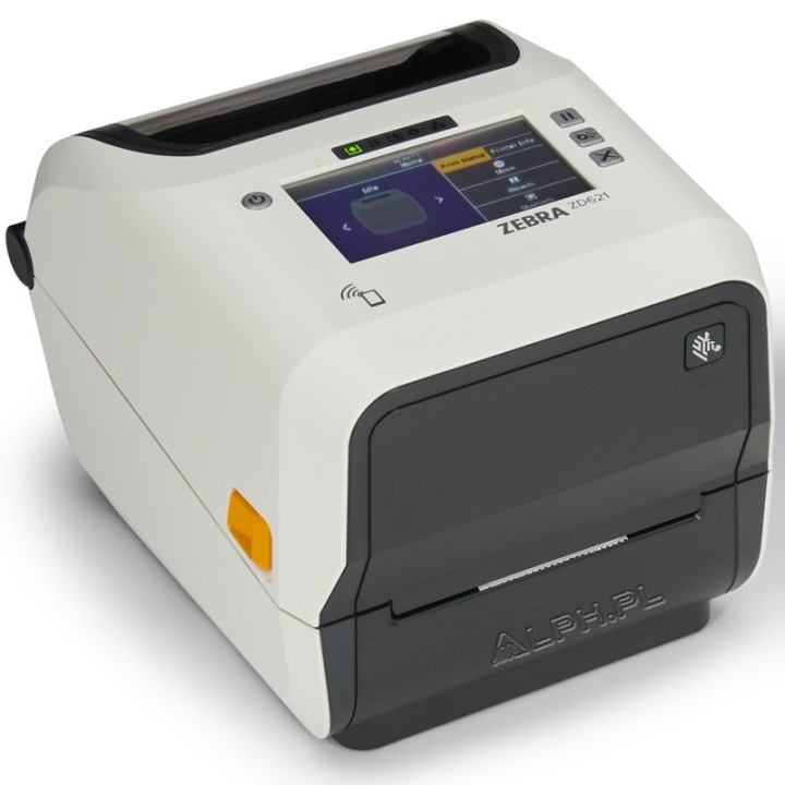 Zebra ZD621, 8 dots/mm (203 dpi), RTC, USB, USB Host, RS232, BT (BLE), Ethernet, kit (USB), grey
