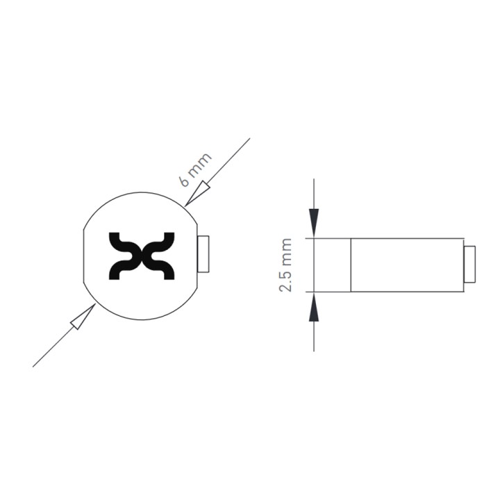 Xerafy XS Dot Tag RFID UHF na metal IP68