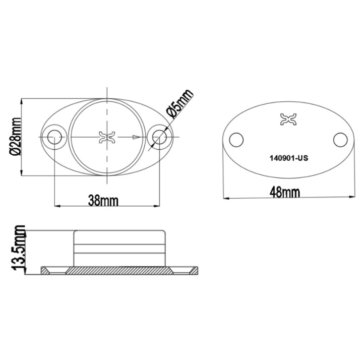 Xerafy Roswell UHF RFID na metal IP68