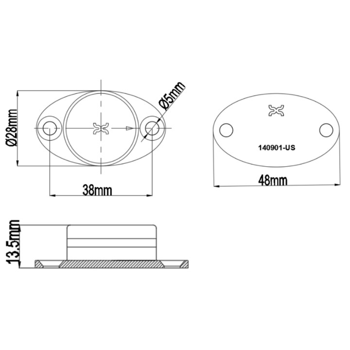 Roswell Autoclavable UHF IP69K na metal