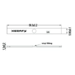Xerafy Slim Trak UHF RFID na metal IP68