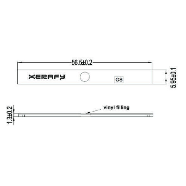 Xerafy Slim Trak UHF RFID na metal IP68