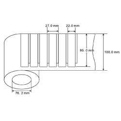 Xerafy Metal Skin Mercury 95 MAX etykieta RFID UHF na metal