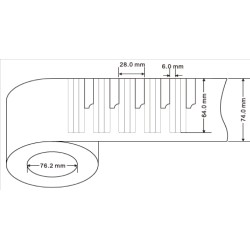 Xerafy Metal Skin Platinum 64 Slim - etykieta RFID UHF on-metal IP68