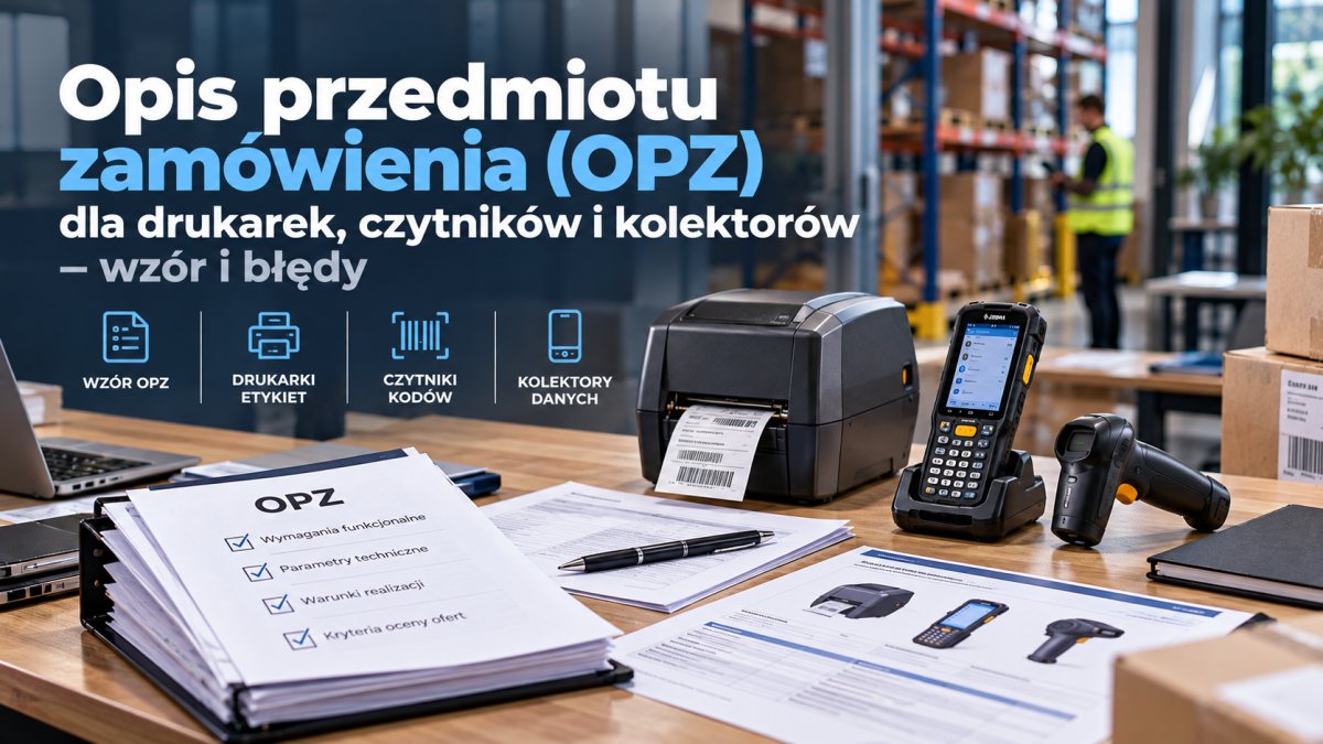 Opis przedmiotu zamówienia (OPZ) dla drukarek, czytników i kolektorów – wzór i błędy