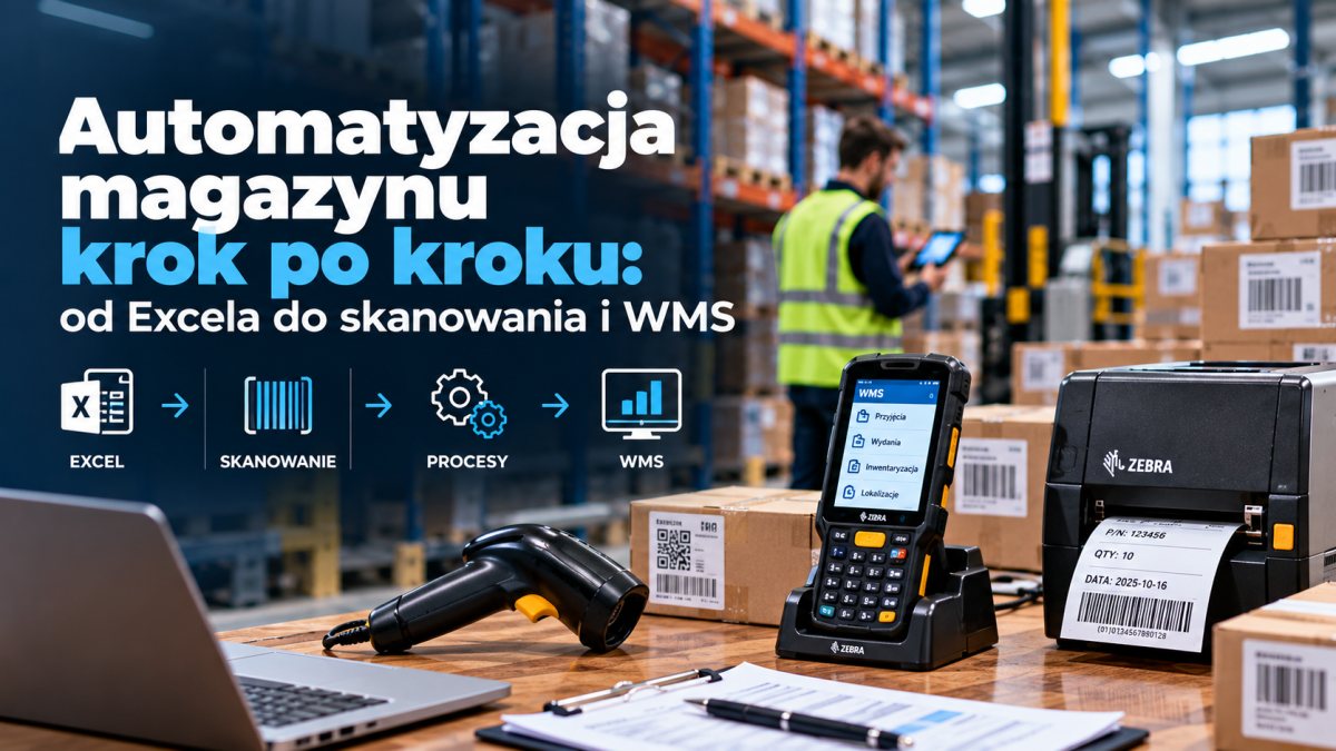Automatyzacja magazynu krok po kroku: od Excela do skanowania i WMS