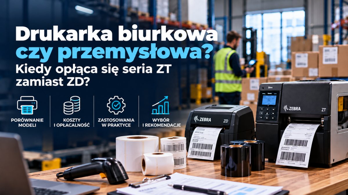 Drukarka biurkowa czy przemysłowa? Kiedy opłaca się seria ZT zamiast ZD