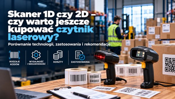 Skaner 1D czy 2D – czy warto jeszcze kupować czytnik laserowy?
