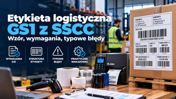 Etykieta logistyczna GS1 z SSCC – wzór, wymagania, typowe błędy