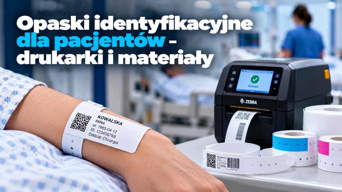 Opaski identyfikacyjne dla pacjentów – drukarki i materiały