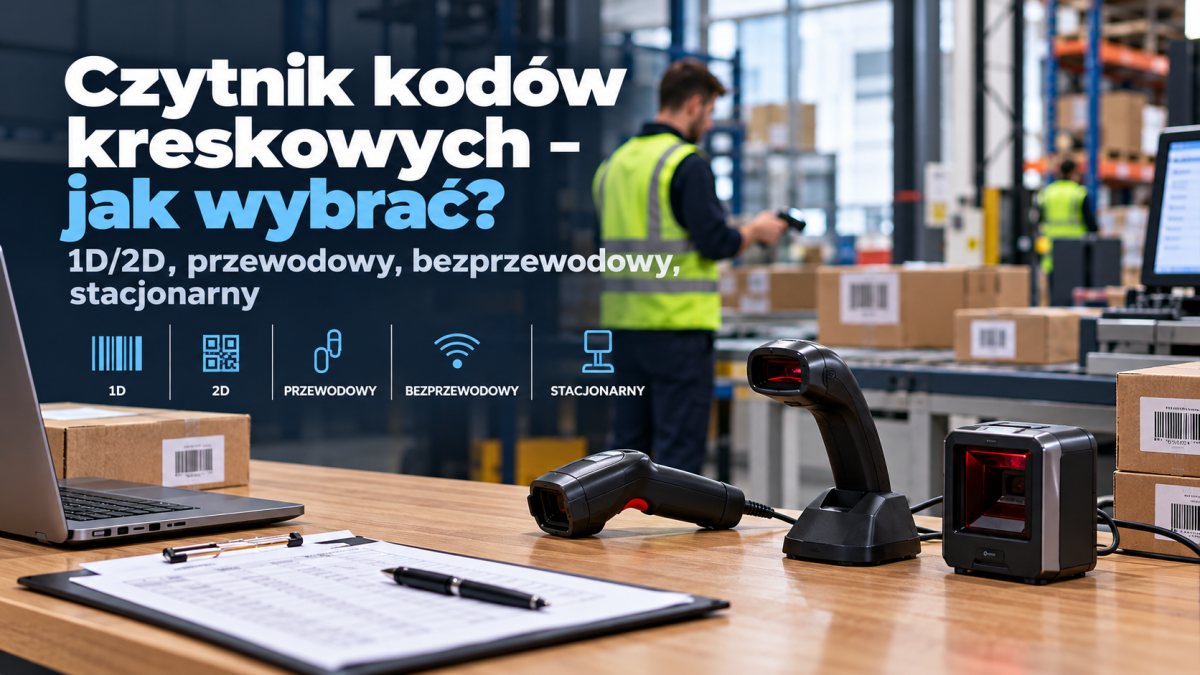 Czytnik kodów kreskowych – jak wybrać? 1D/2D, przewodowy, bezprzewodowy, stacjonarny