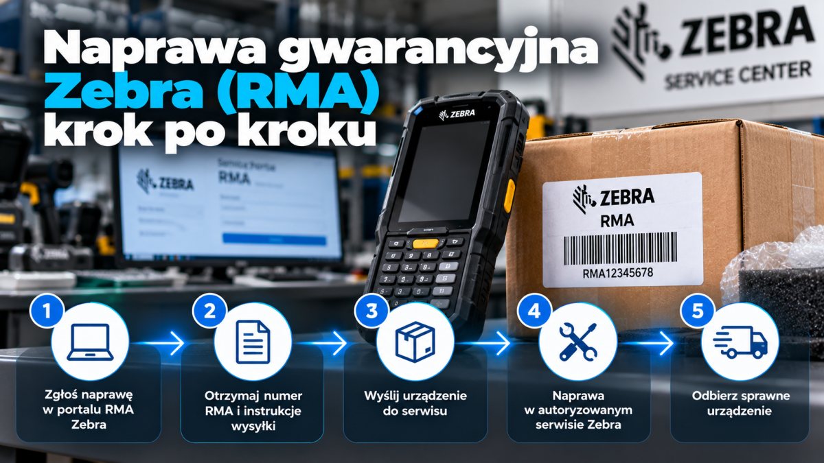 Naprawa gwarancyjna Zebra (RMA) krok po kroku