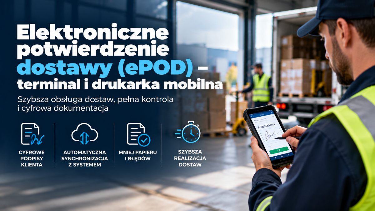 Elektroniczne potwierdzenie dostawy (ePOD) – terminal i drukarka mobilna